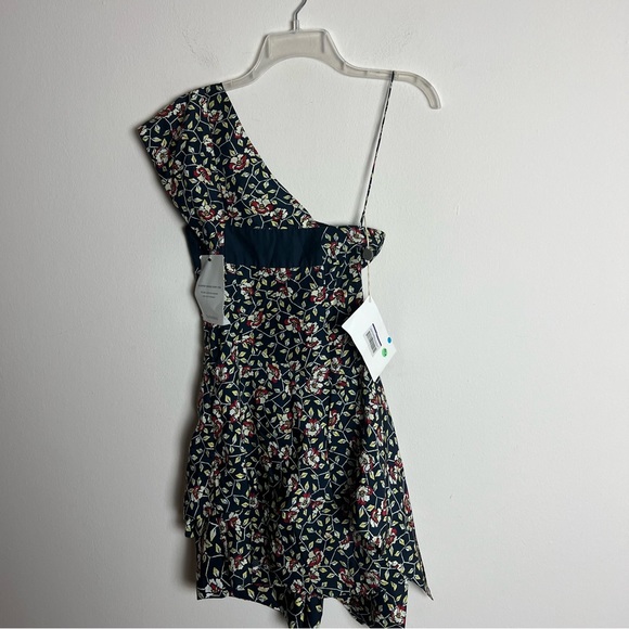 NWT Isabel Marant Rico One Shoulder Silk Dress Schitt’s Creek - Picture 9 of 10